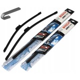Cumpara ieftin Set stergatoare parbriz Bosch Aerotwin Plus, 55x34cm, negru, Chevrolet Spark I