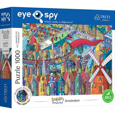 PUZZLE TREFL 1000 UFT EYE SPY AMSTERDAM foto