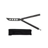 Cumpara ieftin Briceag fluture antrenament, metal, 27 cm, husa inclusa