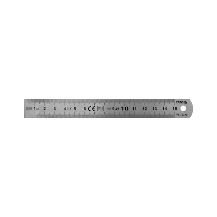 Rigla otel inoxidabil 150mm Yato YT-70720