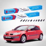 Cumpara ieftin Ștergătoare Renault Megane II Hatchback 2002-2006 | Set Față Flat Premium &ndash; TeamCar&reg;