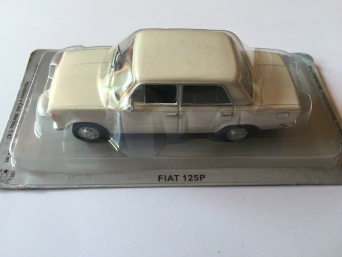 Macheta FIAT 125P scara 1:43