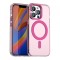 Husa MagSafe pentru Apple iPhone 13 Pro, Techsuit, CandyCase, Roz