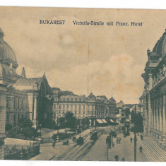 4369 - BUCURESTI, Victoriei street, Romania - old postcard, CENSOR - used - 1917