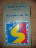 Salonul de inventii: Iasi `86 Program Catalog