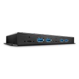 HUB USB Lindy Lindy USB 3.2 Metall Hub, 7 Port &quot;LY-43275&quot; (timbru verde 0.18 lei)