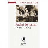 Pagini de jurnal, Simona Lahovary, 1923 - 1930, Vol. 1, Corint