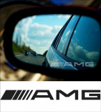 Stickere oglinda ETCHED GLASS - AMG (set 3 buc.)