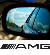 Stickere oglinda ETCHED GLASS - AMG (set 3 buc.) foto