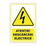 Indicator de avertizare &bdquo;Atenție! Descărcări electrice&rdquo;