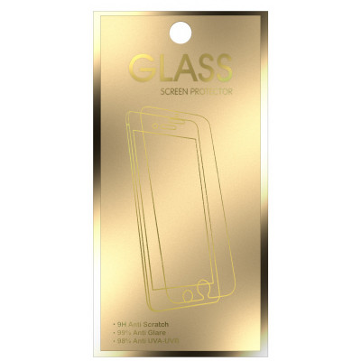 Folie Protectie Ecran OEM pentru Samsung Galaxy A40 A405, Sticla securizata, Gold Edition foto