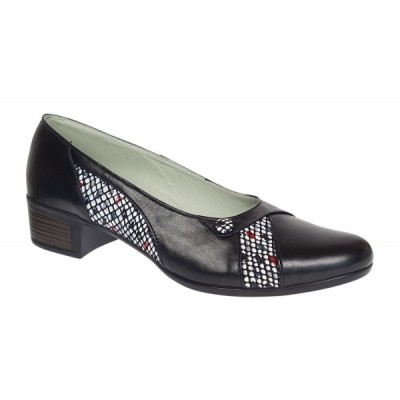 Pantofi dama comozi casual din piele naturala negru color P28XN foto