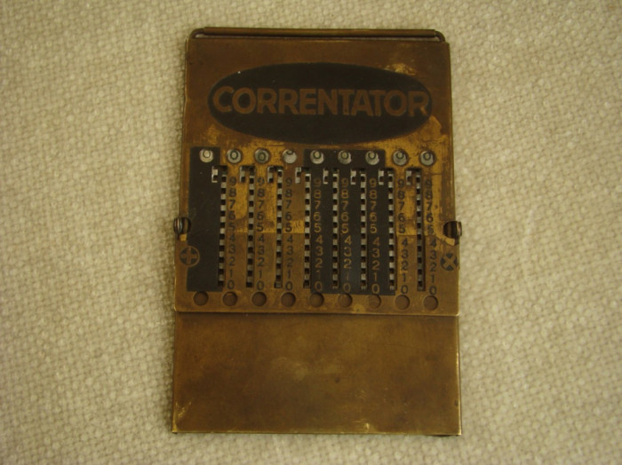 Instrument de Calcul Vintage - CORRENTADOR 1920