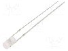 Dioda LED, 3mm, roz, 220mcd, 10mA, 12V, OPTOSUPPLY - OSK5DK3HE2B-12V