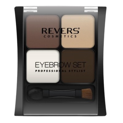 Kit fard de sprancene cu 4 culori, Professional Stylist, Revers, Nr.1 foto