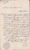 A3774N Act emis &icirc;n privința unui suspect de Scaunul de judecată al comitatului Solnocul Interior, 1869, cu sigiliu aplicat ca timbru sec, lb maghiară