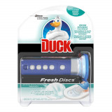 Odorizant WC DUCK, Fresh Discs, Eucalipt, 72 ml, Odorizante WC, Duck WC Odorizant, Discuri Curatare Toaleta, Gel Curatare WC, Solutie WC Discuri, Cura