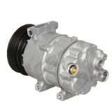 Compresor aer conditionat Citroen C8, 2002-2014, Peugeot 807, 2002-2012, motorizare 2.0/2.2 HDI, diesel, rola curea 119 mm, 6 caneluri, tip Sanden: S