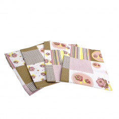 Set 4 naproane, model floral si geometric , Home Ideals, 35 x 45 cm, multicolor