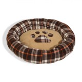 Pat Caini Pisici Oval 60cm Moale Pufos Burete Confortabil Bumbac Plus