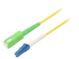 Patch Cord Fibră OS2 LC/UPC-SC/APC 10m Galben LSZH, Goobay