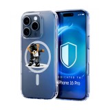 Husa pentru iphone 16 pro max, atasare magnetica, magsafe, make your move, clear