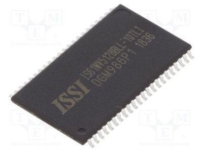 Memorie SRAM 4Mb 512kx8bit 10ns TSOP44 II ISSI foto
