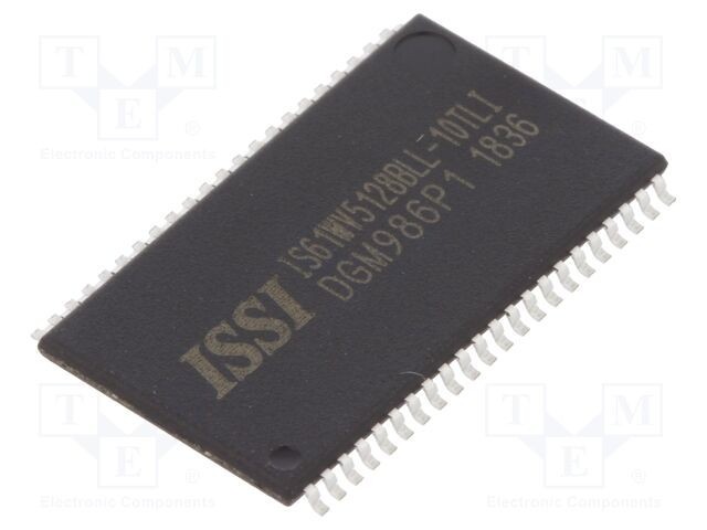 Memorie SRAM 4Mb 512kx8bit 10ns TSOP44 II ISSI