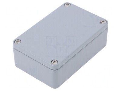 Carcasă universală aluminiu Klippon K 64x98x34mm RAL7001 foto