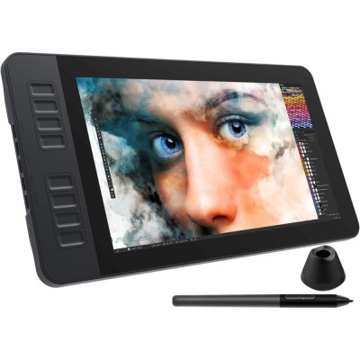 Tableta Grafica PD1161, Ecran 11.6&amp;quot; IPS Full HD, 8 Butoane, Stylus Fara Baterie, 8192 Niveluri Presiune, Inclinare &amp;plusmn;60&amp;deg;, PC/Mac, Suport, Negru foto