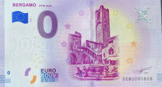 !!! 0 EURO SOUVENIR - ITALIA , BERGAMO , ?CITTA? ALTA? - 2019.1 - UNC foto