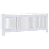 Cumpara ieftin Masca pentru calorifer, alb, 205 cm, lemn prelucrat
