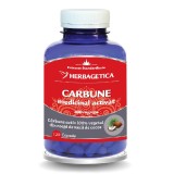 Cumpara ieftin Carbune medicinal activat, 120 capsule, Herbagetica
