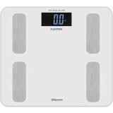 Cantar de baie Smart cu analizator corporal, Greutate maxima 180 kg, Oprire automata, Alb