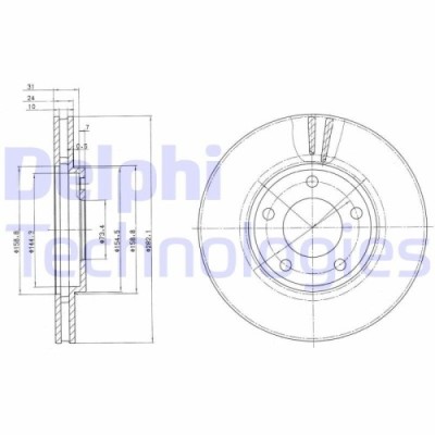 Delphi Disc frana foto