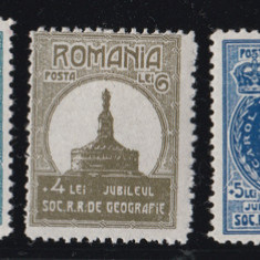 Romania 1927 LP 75 - 50 ANI SOCIETATAEA DE GEOGRAFIE - MH