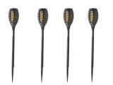 Țăruș solar de grădină Flame Westfalia, set de 4 bucăți