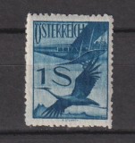 AUSTRIA TIMBRU DE AVIATIE 1925 MI: 483 MH (URMA USOARA DE SARNIER)