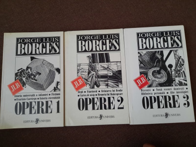 Opere Jorge Luis Borges 3 volume UNIOVERS foto