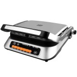 Gratar electric Star-Light DGD-2107SS, 2100W, 6 programe automate de gatit, Senzor automat pentru gatit, Argintiu