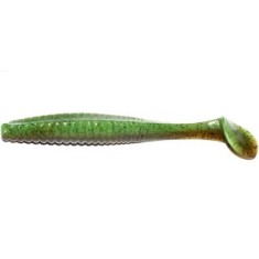 Shad Hide Up Stagger Original 4&amp;quot;, 140 Green Pumpkin Dark Chart, 10.2cm, 10g, 8buc/pac foto