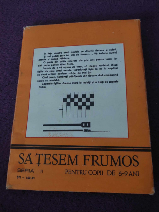 Joc Comunist de Collectie,Sa tesem frumos.Seria II PENTRU COPII 6-9 ANI,RAR,folo