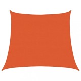 Cumpara ieftin Panza parasolar, portocaliu, trapez, 4/5x4 m, HDPE, 160 g/m&sup2;