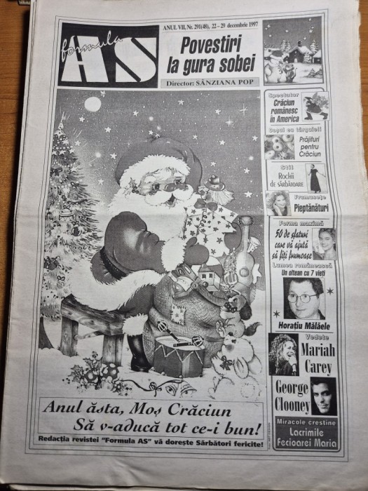 ziarul formula as 22 -29 decembrie 1997 - numar de craciun , hotatiu malaele