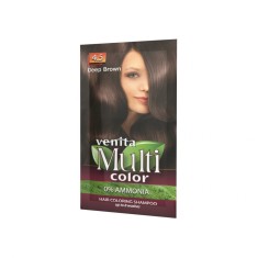 Sampon Colorant si Nuantator, Multicolor, Venita, 4.5 Deep Brown, 40g foto