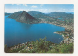 FA5 - Carte Postala - ELVETIA - Lugano con San Salvatore, circulata