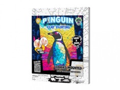 Set Splat Planet modelaj plastilina pe numere ,model Pinguin,+5 ani