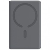 Baterie Externa Wireless Joyroom JR-PBM08, 5000mAh, 20W, PD + FQI, 1 x QI - 1 x USB-C, Gri