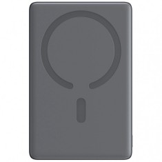 Baterie Externa Wireless Joyroom JR-PBM08, 5000mAh, 20W, PD + FQI, 1 x QI - 1 x USB-C, Gri