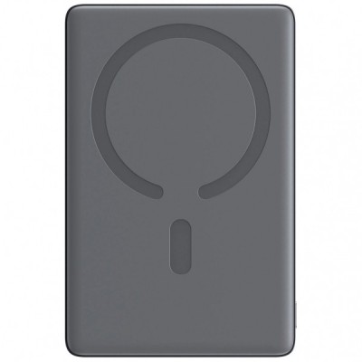 Baterie Externa Wireless Joyroom JR-PBM08, 5000mAh, 20W, PD + FQI, 1 x QI - 1 x USB-C, Gri foto